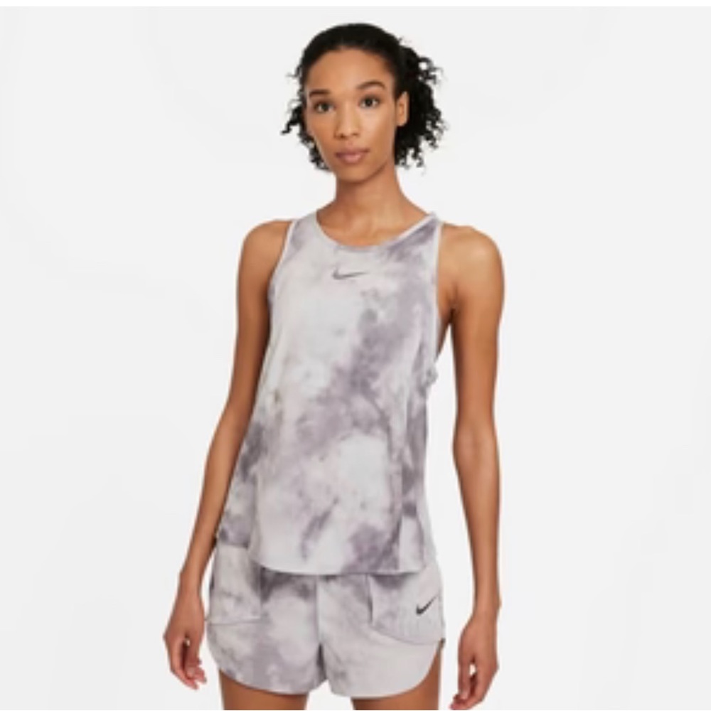 Nike Dry Fit Icon Clash City Sleek ‘Light Smoke’ Tank Top Woman’s Size XLarge